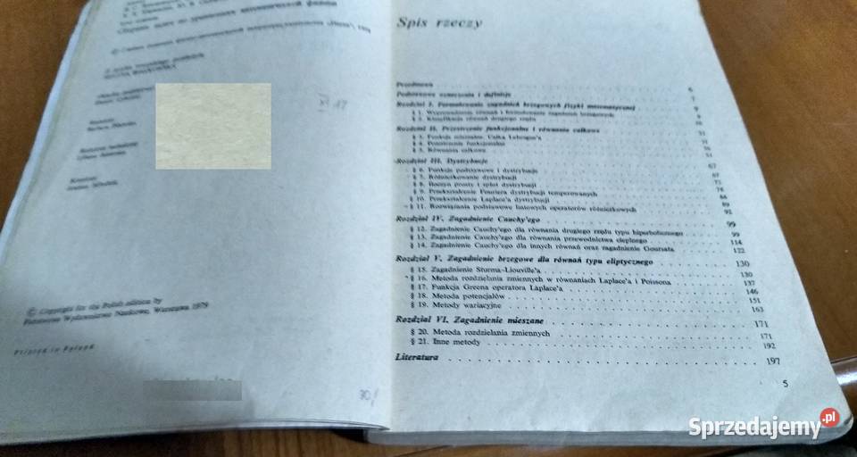 Zbiór zadań z metod matematycznych fizyki Gdańsk sprzedam