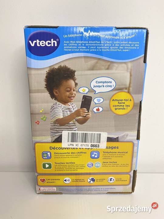 VTech Telefon zabawka edukacyjna wersja Gdańsk
