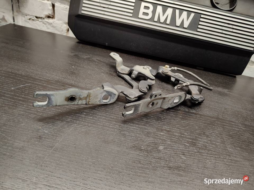 Bmw e87 zawiasy maski przód lewy prawy komplet Aleksandrów Łódzki