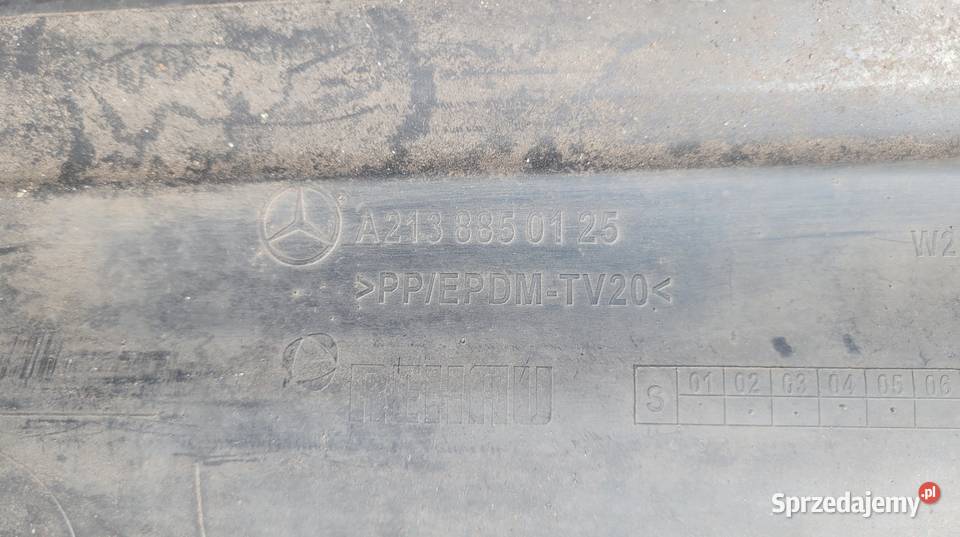 MERCEDES W213 SPOILER DOKŁADKA ZDERZAK TYL Ruda Śląska
