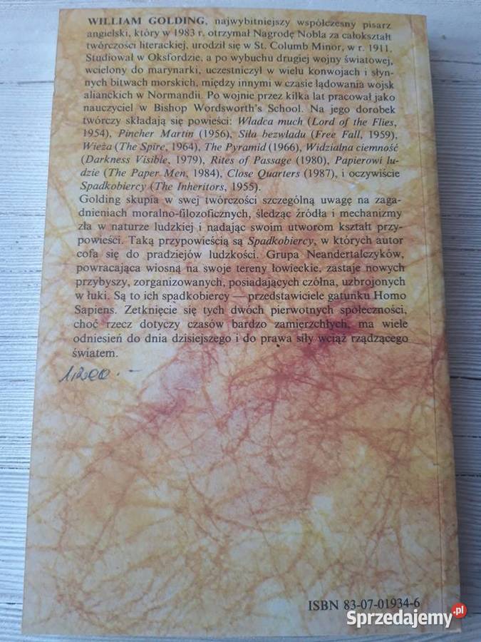 Spadkobiercy William Golding CZYTELNIK 1989