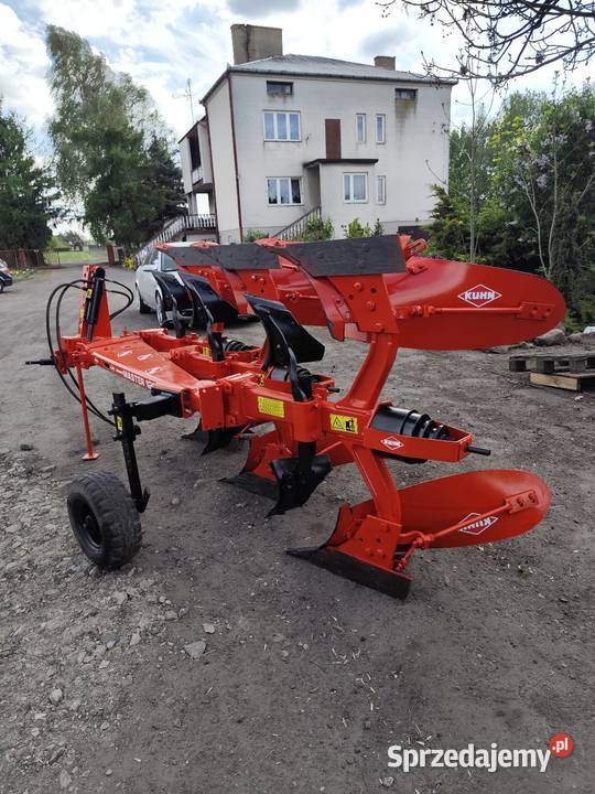 Pług obrotowy Kuhn 3 skibowy zabezpieczenie Łowicz