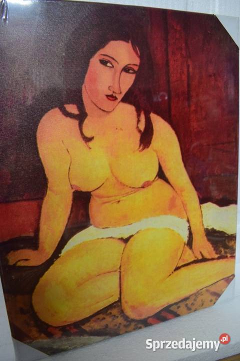 Amadeo Modigliani Nagość w pozycji siedzącej1917 Chełmno