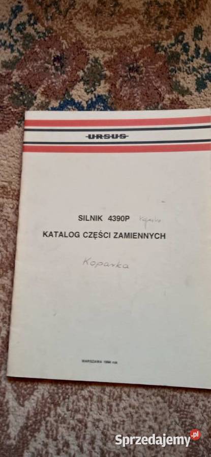 Katalog części silnika Ursus 4390P Lublin