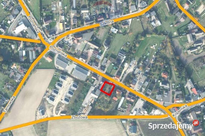 Mrowino działka mieszkaniowousługowa w centrum 26.5m