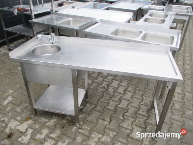Zlew Gastronomiczny Z Blatem Roboczym I Półką Ostrów Wielkopolski sprzedam