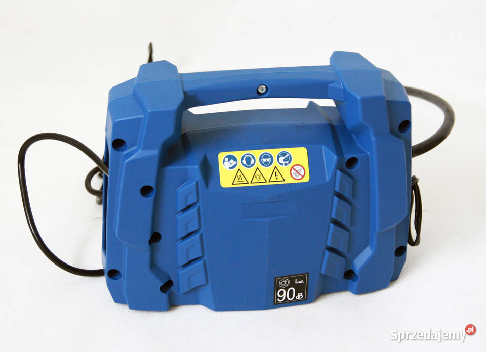 Mały kompresor sprzężarka przenośny na 230V 12V Szczuki