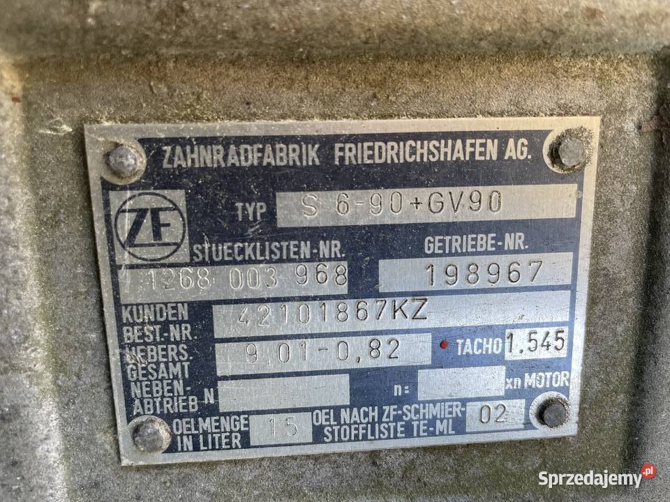 Skrzynia biegów ZF S690GV90 ciężarowe małopolskie