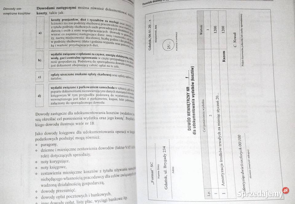 Formy ewidencji podatkowej Teresa Martyniuk
