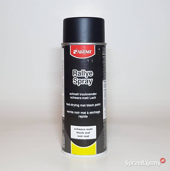 Akemi farba w sprayu do felg czarny Brzezie