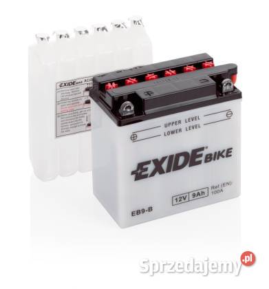 Akumulator motocyklowy 9Ah 100A EXIDE EB9B YB9B Legionowo