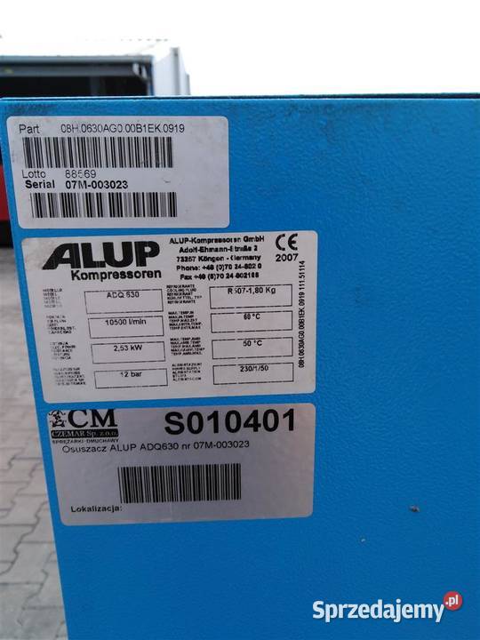 Osuszacz ALUP ADQ630 253KW S010401 Wilków