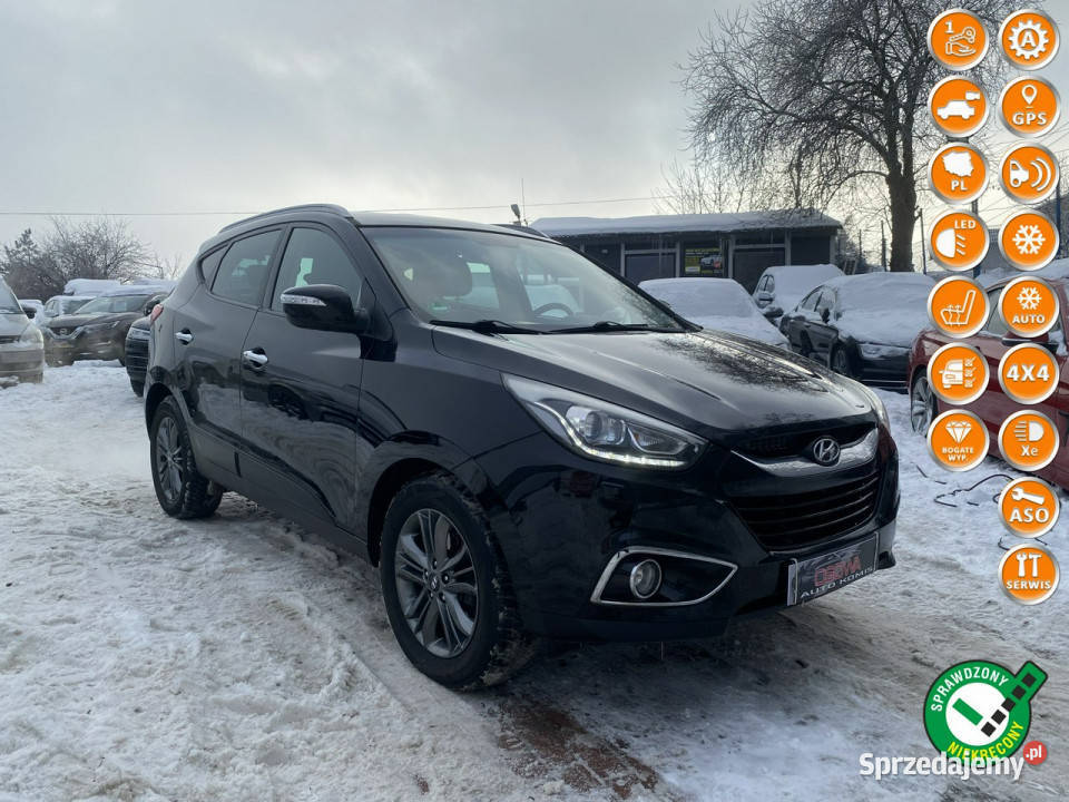 Hyundai ix35 20crdi automat 4x4 skóry ledy Navi ASR (kontrola trakcji) Gdańsk