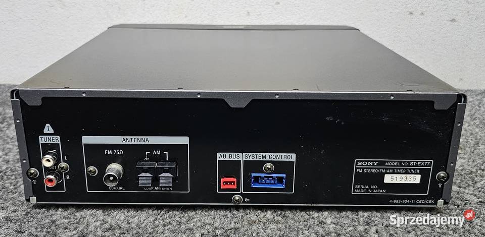 tuner SONY STEX77 RDS Stereo małopolskie Kraków
