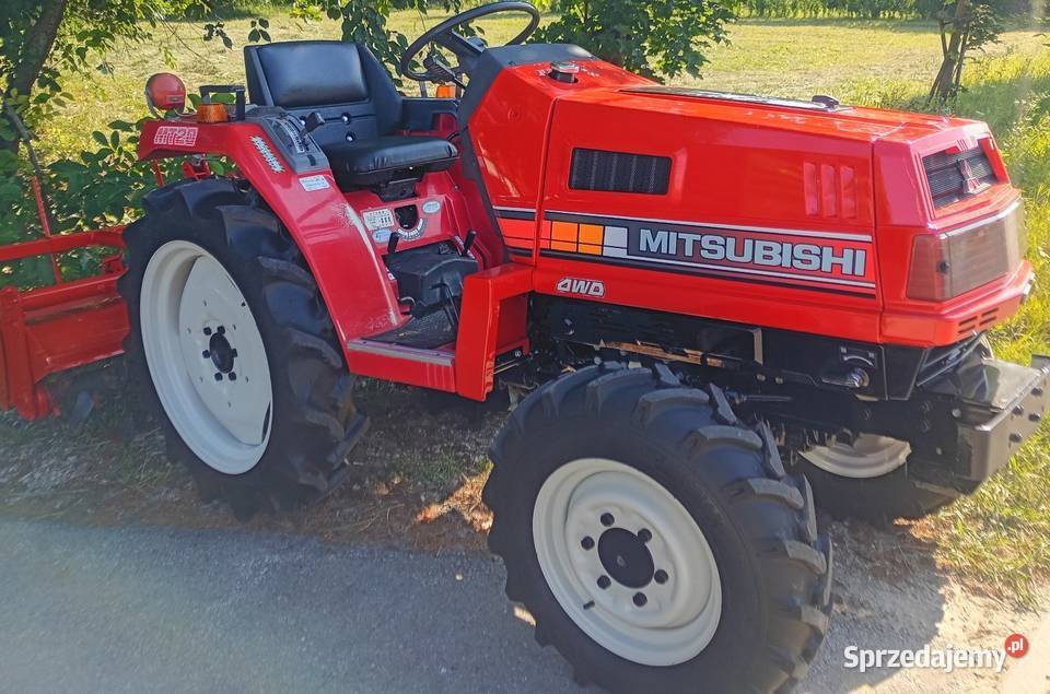 Mini Traktor ciągnik ogrodniczy Mitsubishi z Skrzynia biegów Manualna