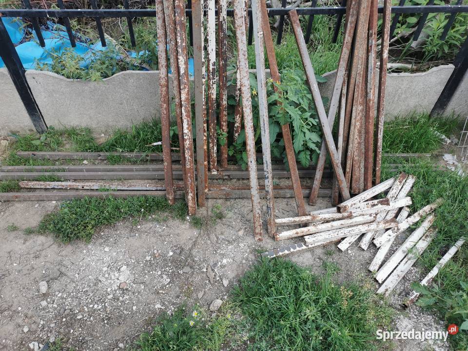 Profil Kwadrat Rura 4x25x3mm Malowany Urzywany wielkopolskie Grodzisk Wielkopolski