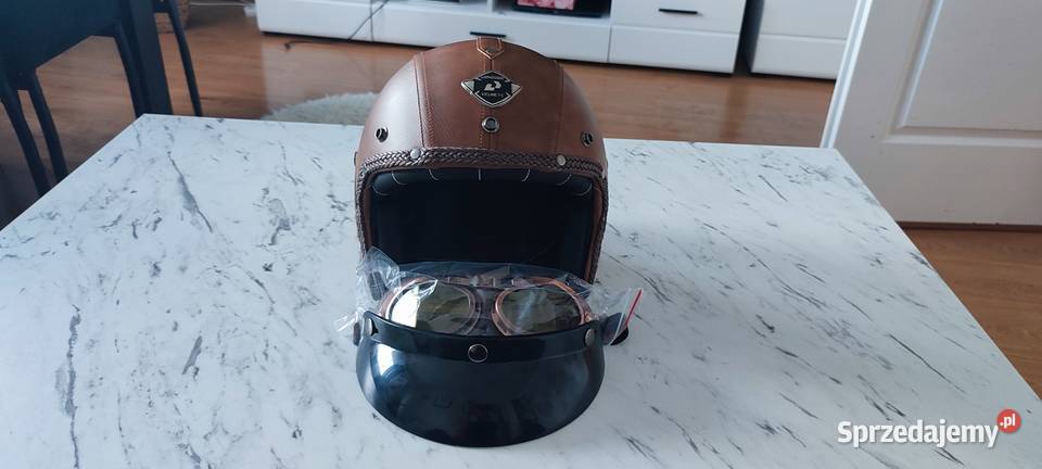 Kask cafe racer Harley chopper vintage Kołbiel