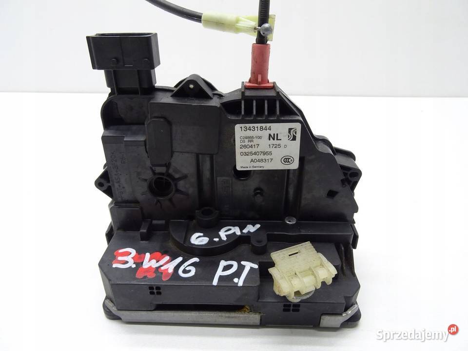 ZAMEK DRZWI PRAWY TYŁ PRAWY TYLNY 13431844 OPEL sprzedam