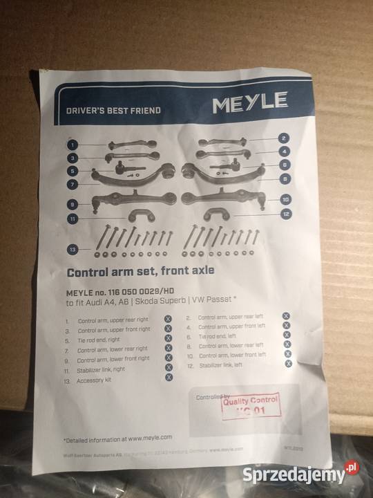 Zawieszenie Puławy sprzedam