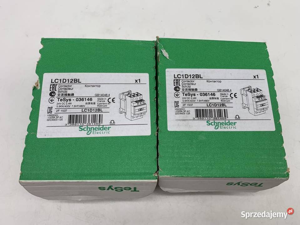 Schneider Electric LC1D12BL Stycznik mocy 55kW Warszawa sprzedam