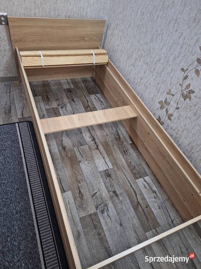 Łóżko z materacem 90X200 dąb sonoma Nakło nad Notecią