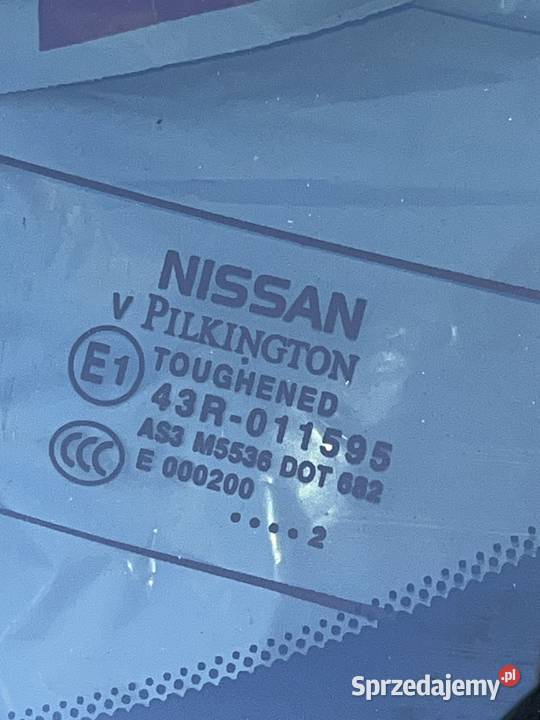 SZYBA KLAPY TYŁ TYLNA NISSAN QASHQAI J12 2126 benzyna Poznań