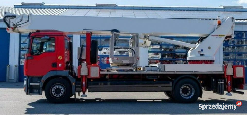 MAN TGM 18280 Zwyżka WUMAG WT 450 Podnośnik Widełki