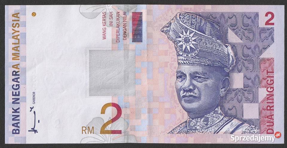 Malezja 2 ringgit 199699 UNC Łódź