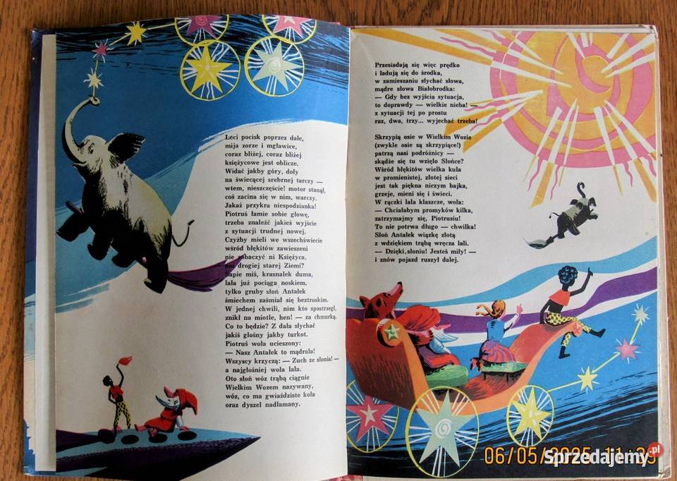 Podróż na Księżyc z ilustracjami Czesława Bychawka Trzecia sprzedam