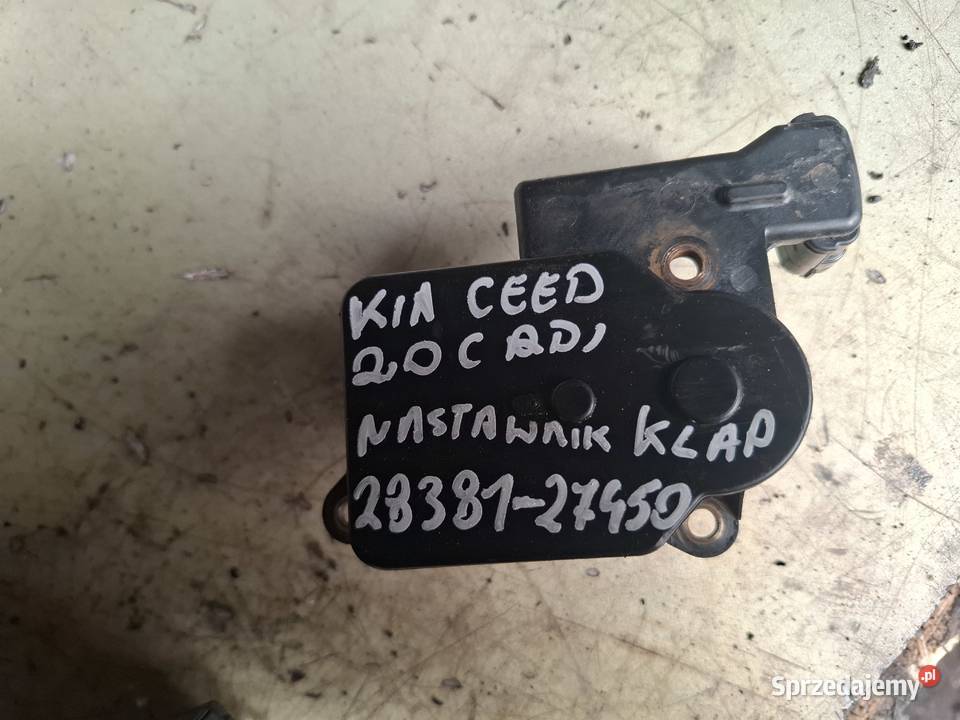 KIA HYUNDAI 20 CRDI nastawnik klap kolektora Kielce