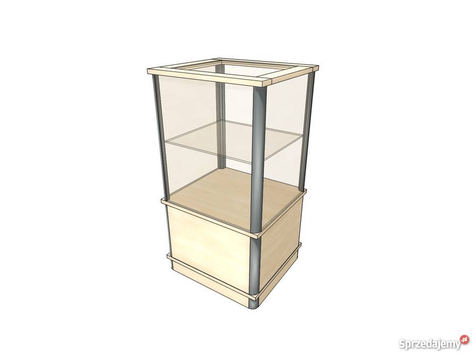 Oszklona gablota sklepowa meble sklepowe gabloty Nowy Dwór Mazowiecki