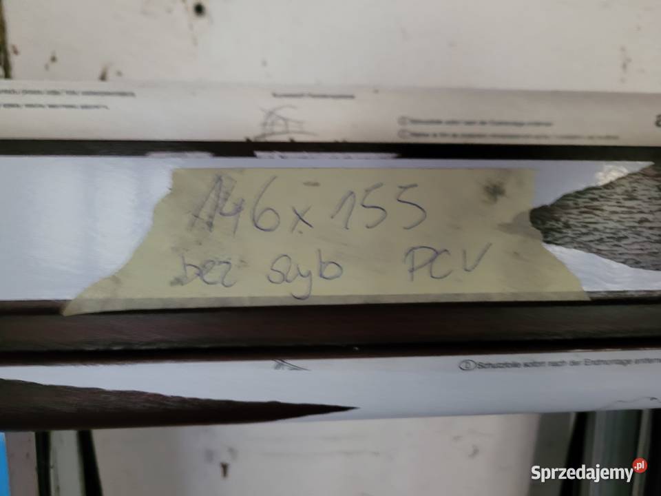 okna PCV 146x155 4 sztuki dwuskrzydłowe BRAK opolskie Turawa