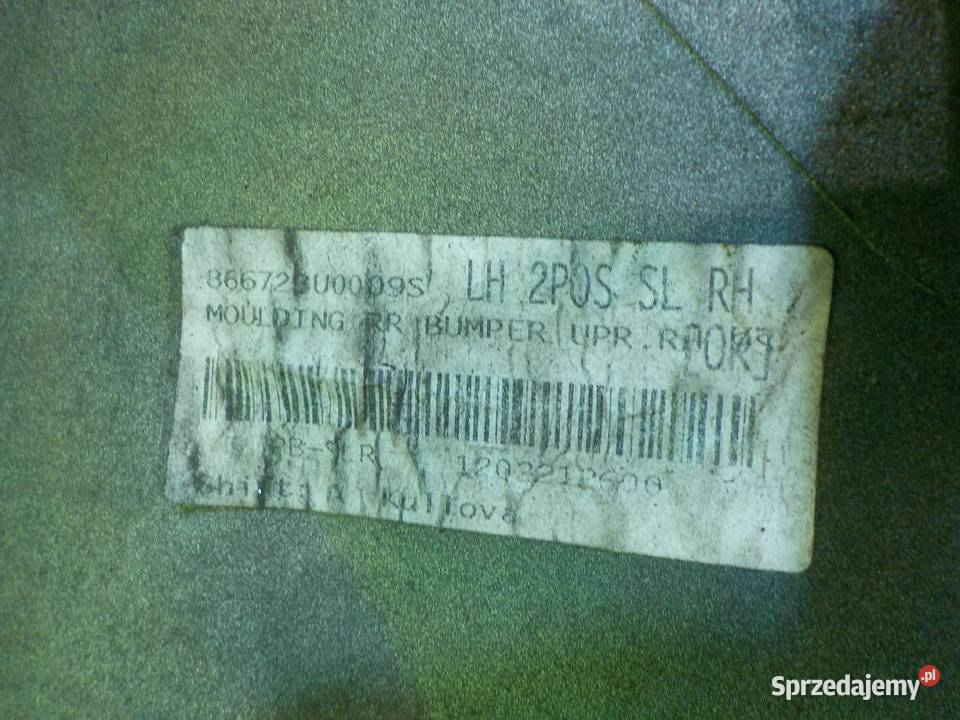 KIA SPORTAGE III 16 B 12r 5D zderzak tyl osobowe Suków