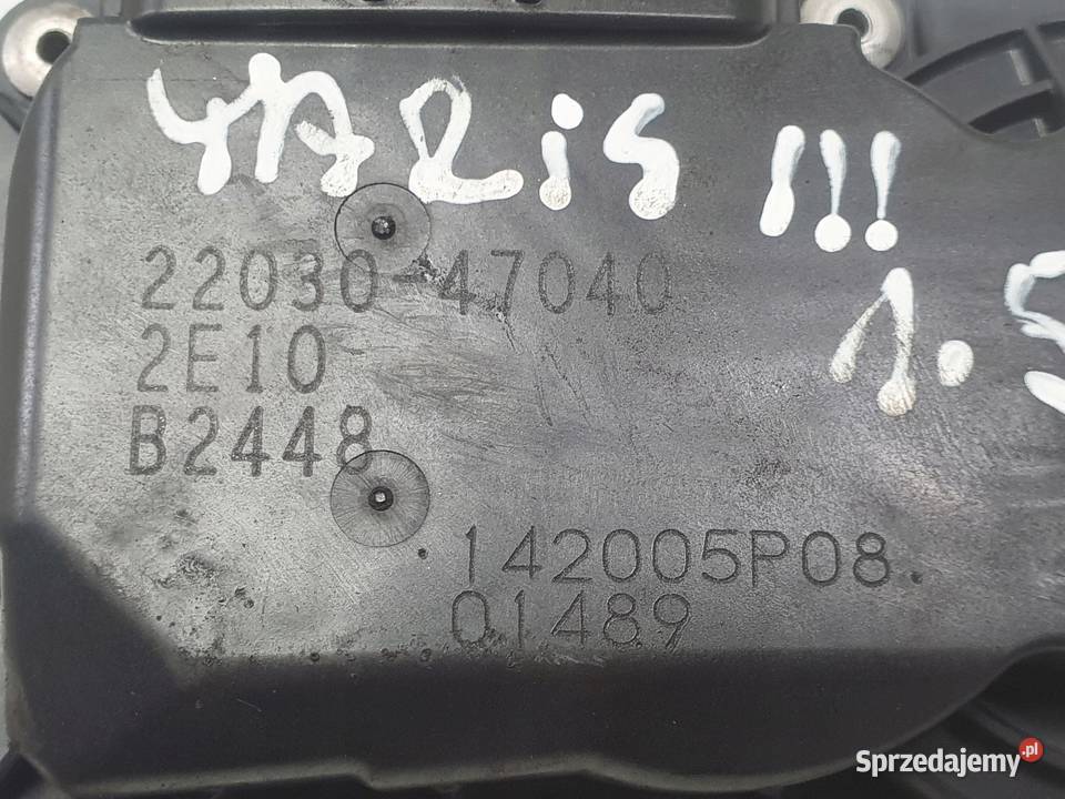 Toyota Yaris III 15 VVTi 2 PRZEPUSTNICA osobowe Janów
