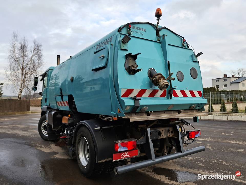 MAN TGM 18290 Zamiatarka BUCHER Karcher 2 290KM Sierakowice