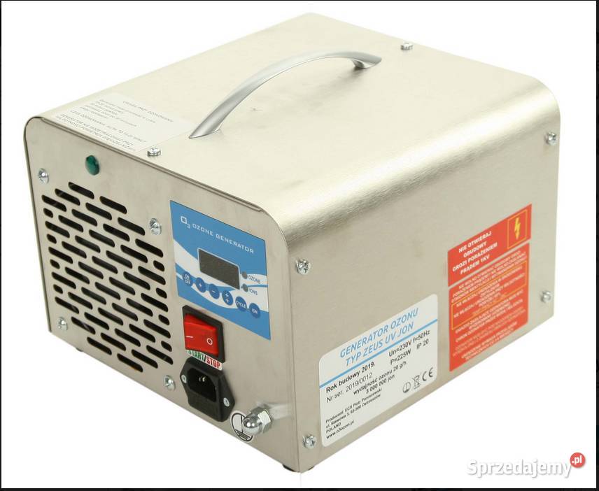 Generator ozonu przemysłowy ZEUS 20gh MOCNY Serwis klimatyzacji Gorzów Wielkopolski