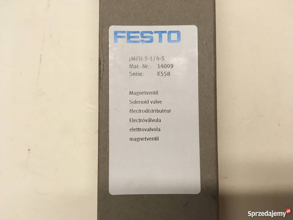 Elektrozawór FESTO JMFH514S 14009 Faktura Produkcja