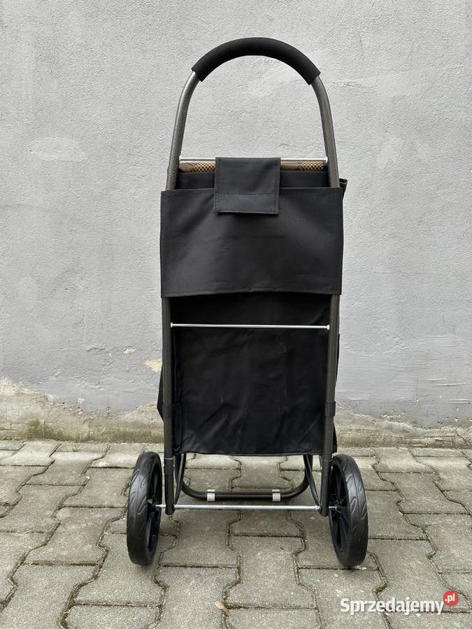 Wózek na zakupy stalowy duże koła Kraków sprzedam