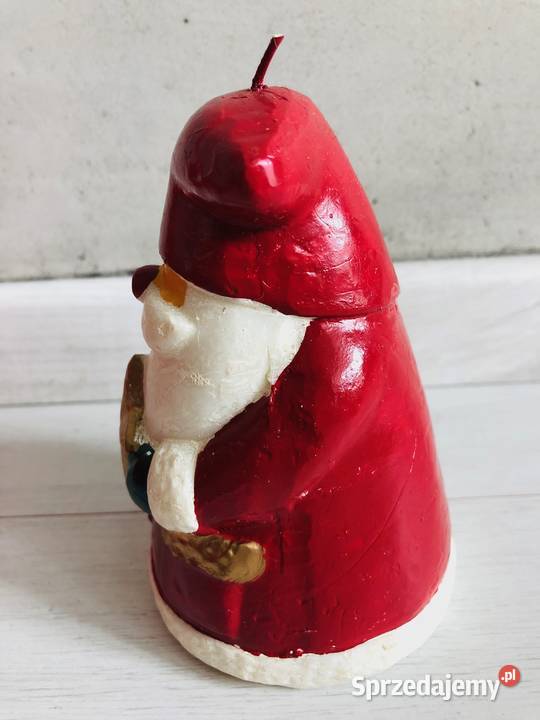 Nowa świeca ozdoba na Boże Narodzenie Mikołaj Łódź