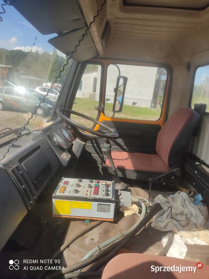 Piaskarka Pług Mercedes Benz 1213 KO Leszczydół Stary