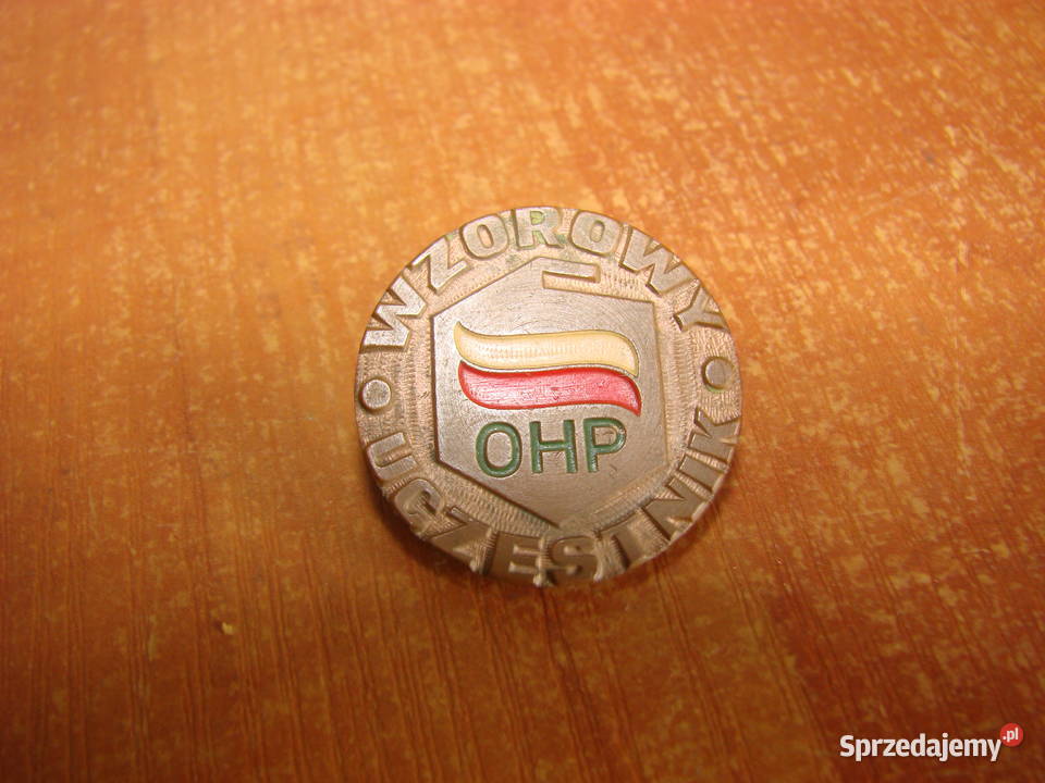 Wzorowy Uczestnik OHP pomorskie Pruszcz Gdański