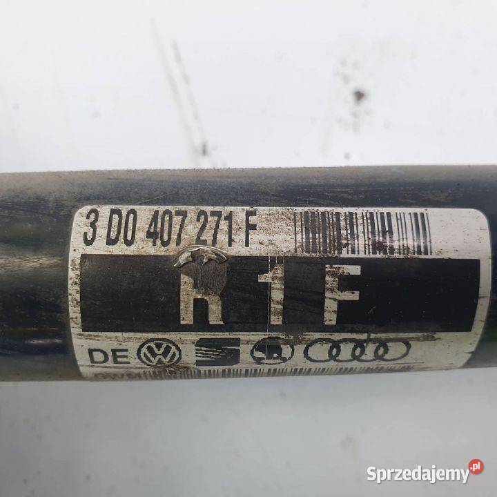 PÓŁOŚ LEWA PRZÓD VOLKSWAGEN PHAETON 3D0407271F Lipno