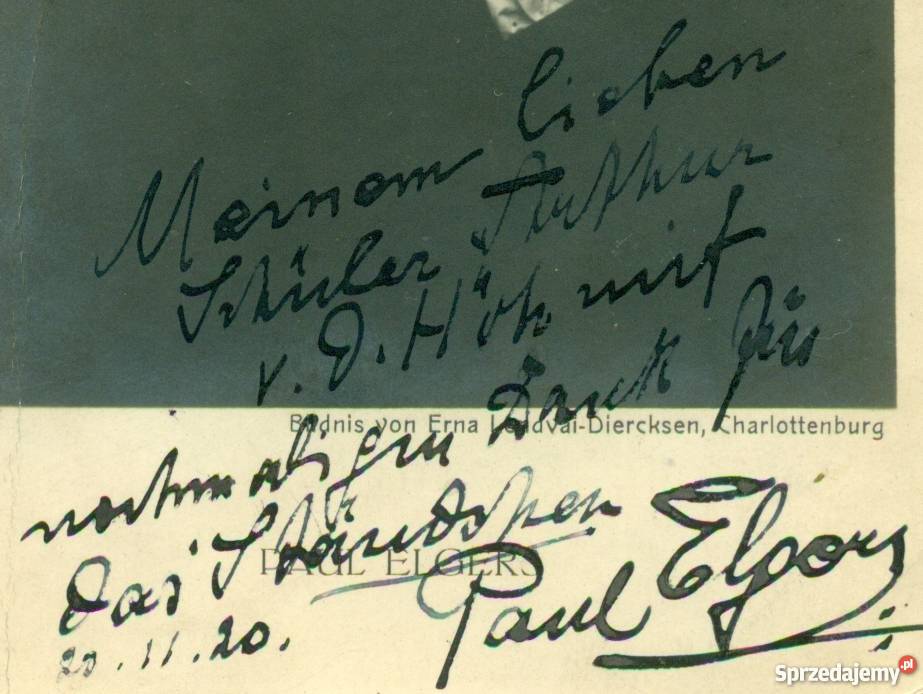 Stare zdjęcie Paul Elgers artysta muzyk Ostrów Wielkopolski