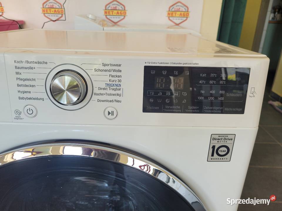Sprzedam pralkosuszarkę firmy LG 8 1400 obr z Pralki i suszarki Bytom