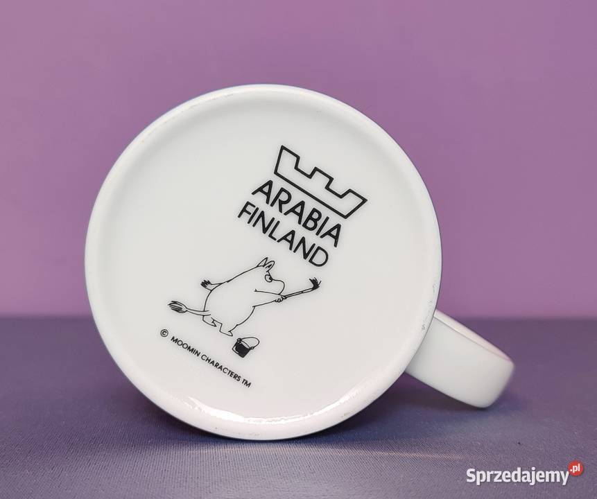 Muminki KUBEK Moomin Arabia Finland sygnatura Kubki Jasień
