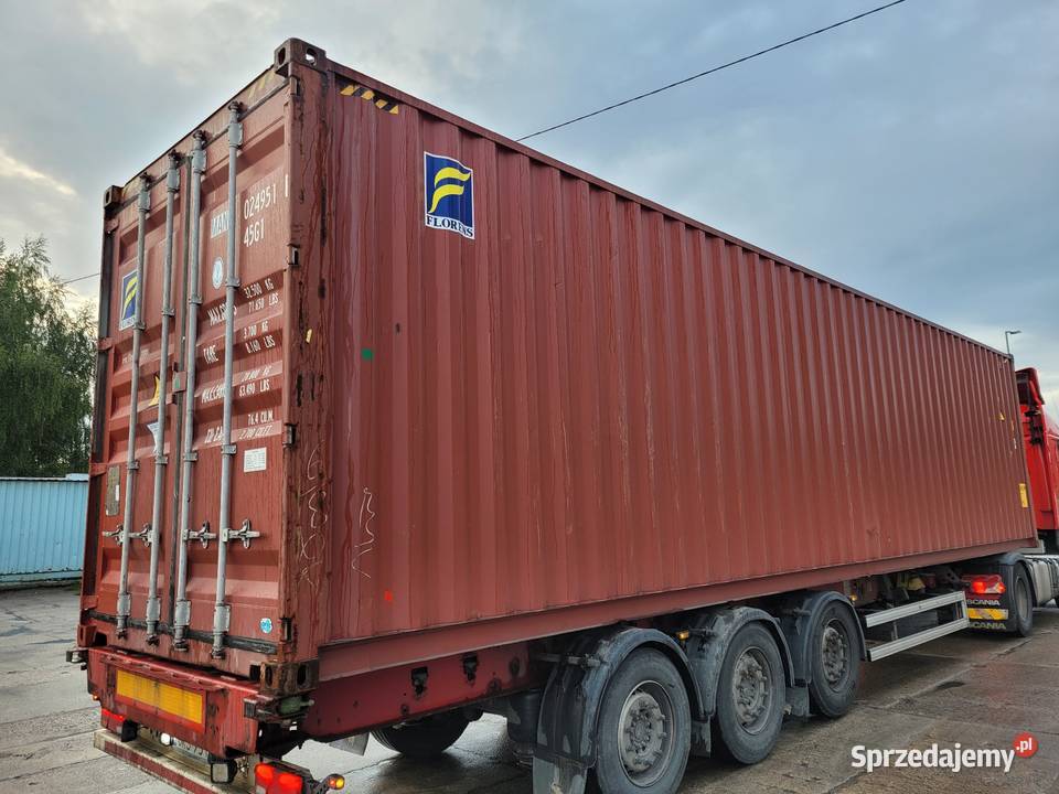 Kontener 40 HC Transport Dźwig w sprzedam