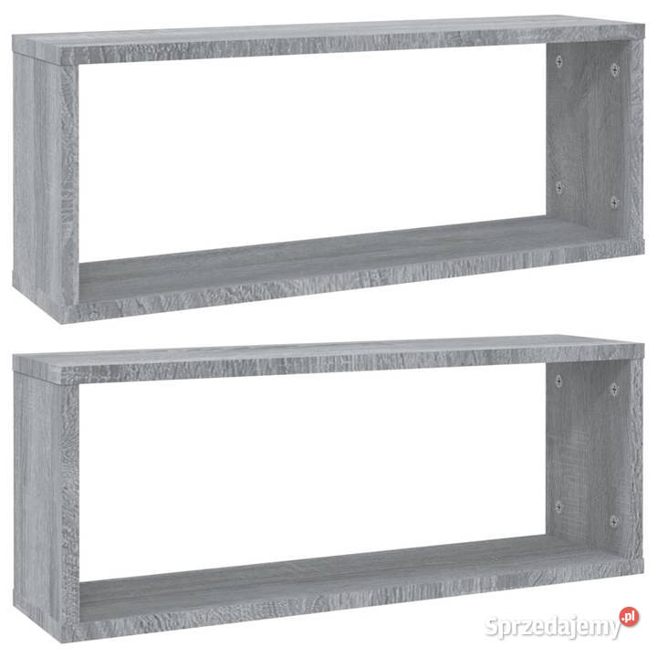 Półki ścienne 2 szary dąb sonoma 60x15x23 Półki Warszawa