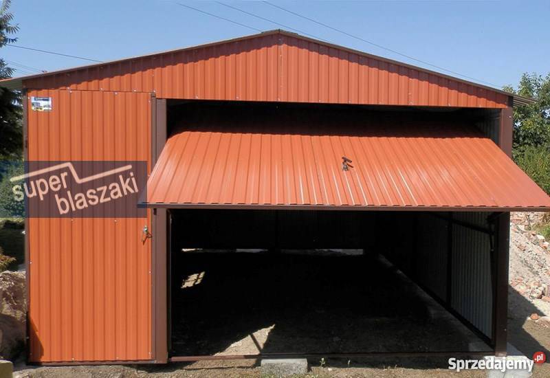 Garaż blaszany 4x6 8017 wzmocnione garaże 24m2 Radom sprzedam