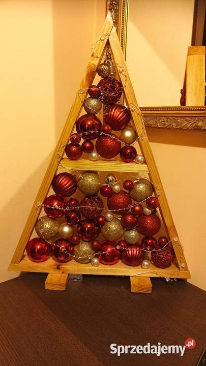 Choinka drewniana choinki ozdoba świąteczna mazowieckie Garwolin