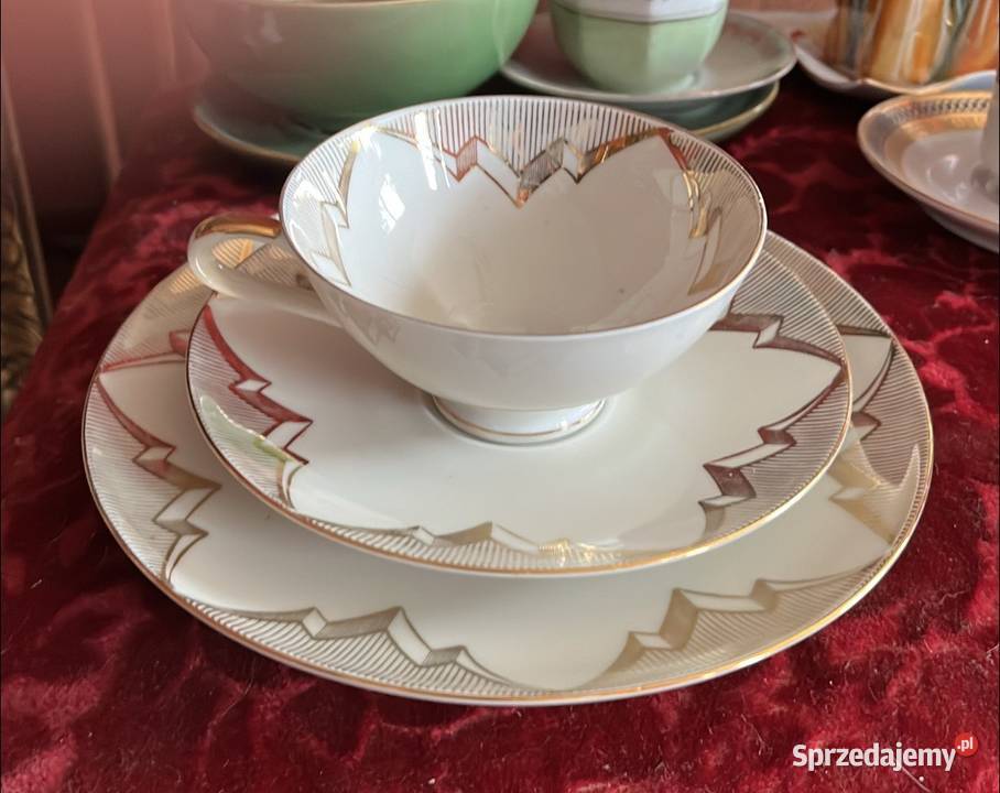 Filiżanka z talerzykiem deserowym Różne Gdańsk